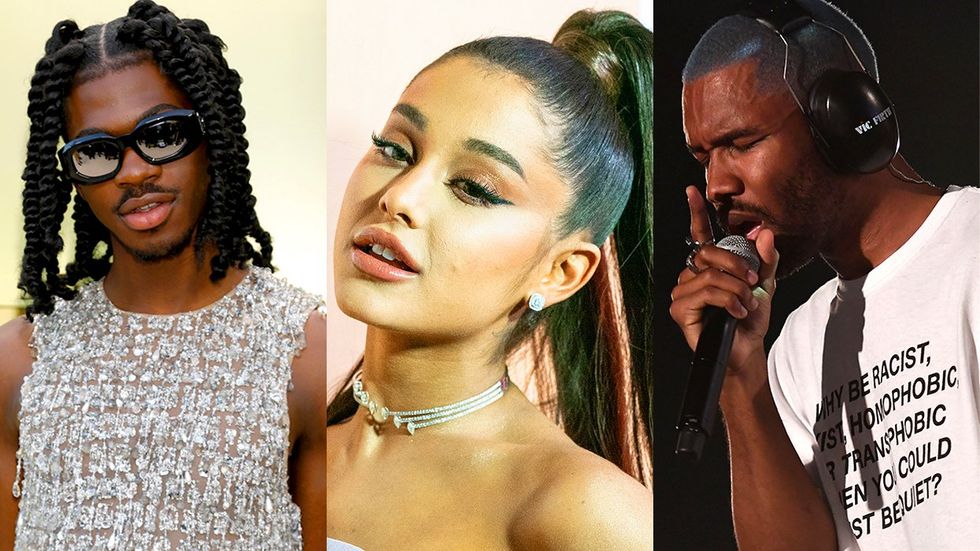 Photo Gallery Artists teasing new music 2024 Lil Nas X Ariana Grande Frank Ocean