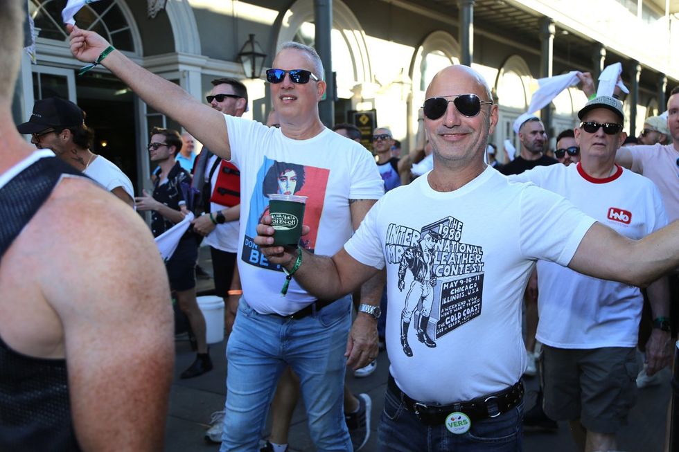 photo gallery: CAMP HNO 2024 Street Parade Second Line Napkin Toss