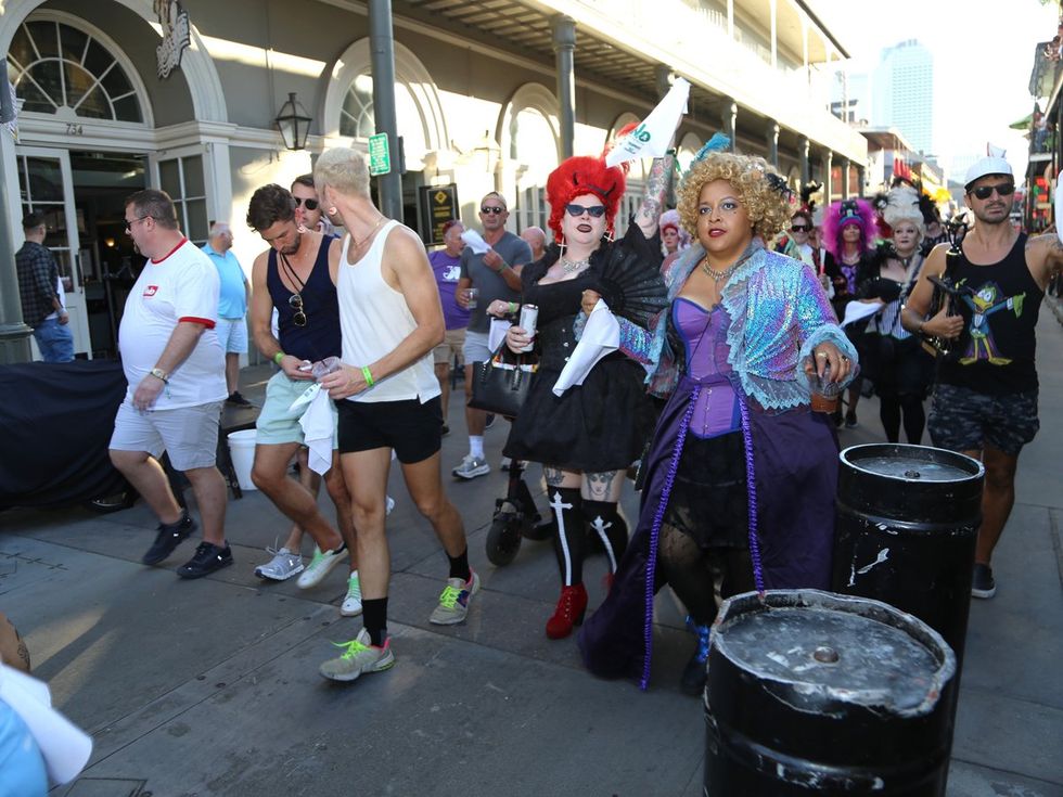 photo gallery: CAMP HNO 2024 Street Parade Second Line Napkin Toss