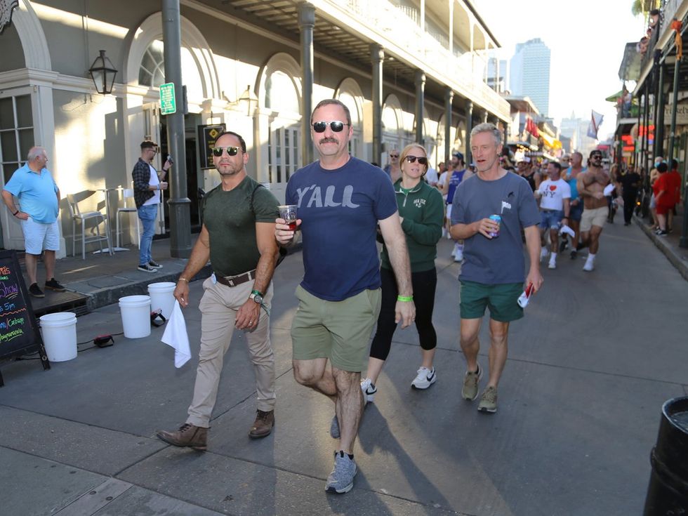 photo gallery: CAMP HNO 2024 Street Parade Second Line Napkin Toss