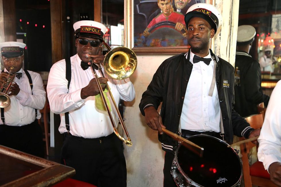 photo gallery: CAMP HNO 2024 Street Parade Second Line Napkin Toss