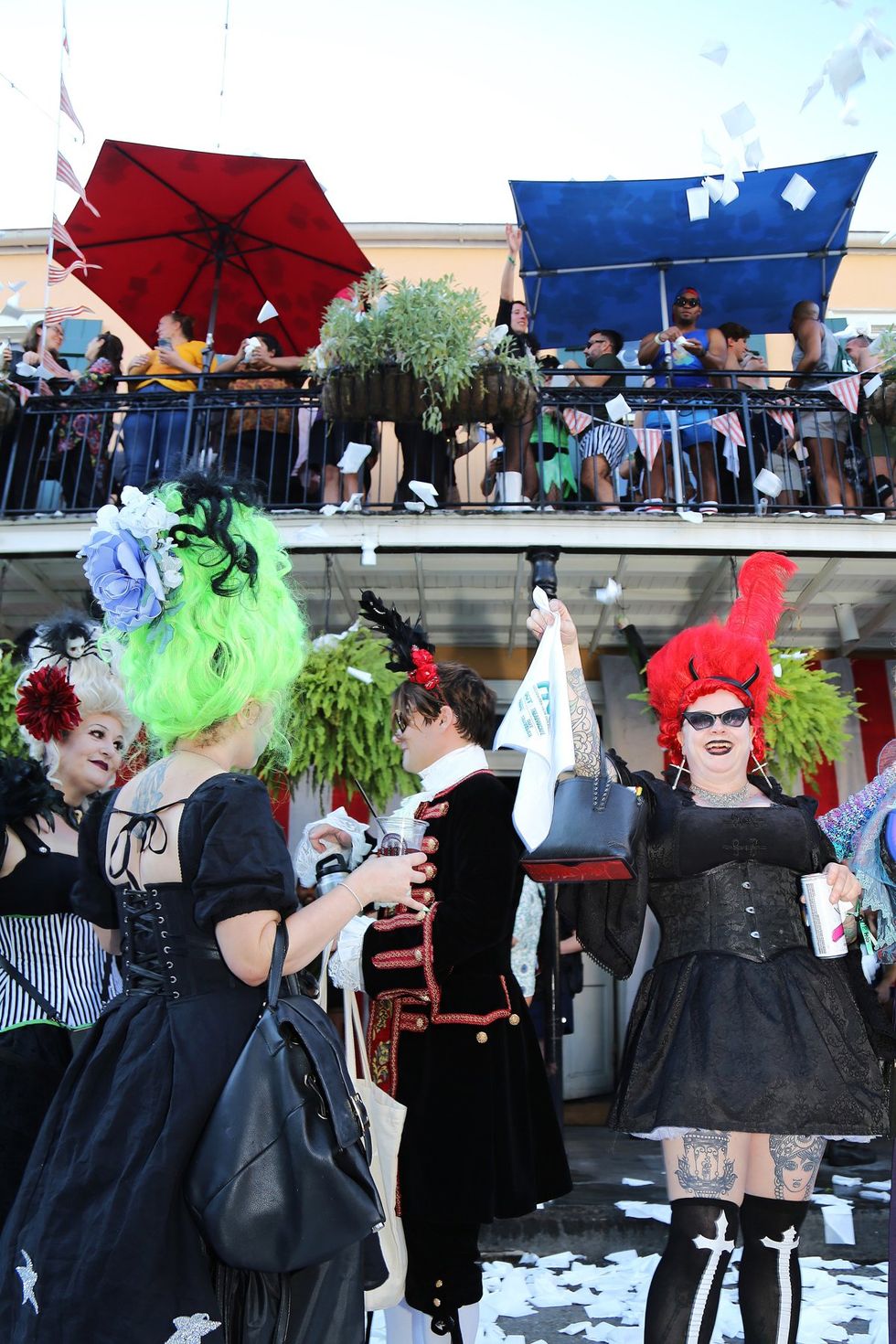 photo gallery: CAMP HNO 2024 Street Parade Second Line Napkin Toss