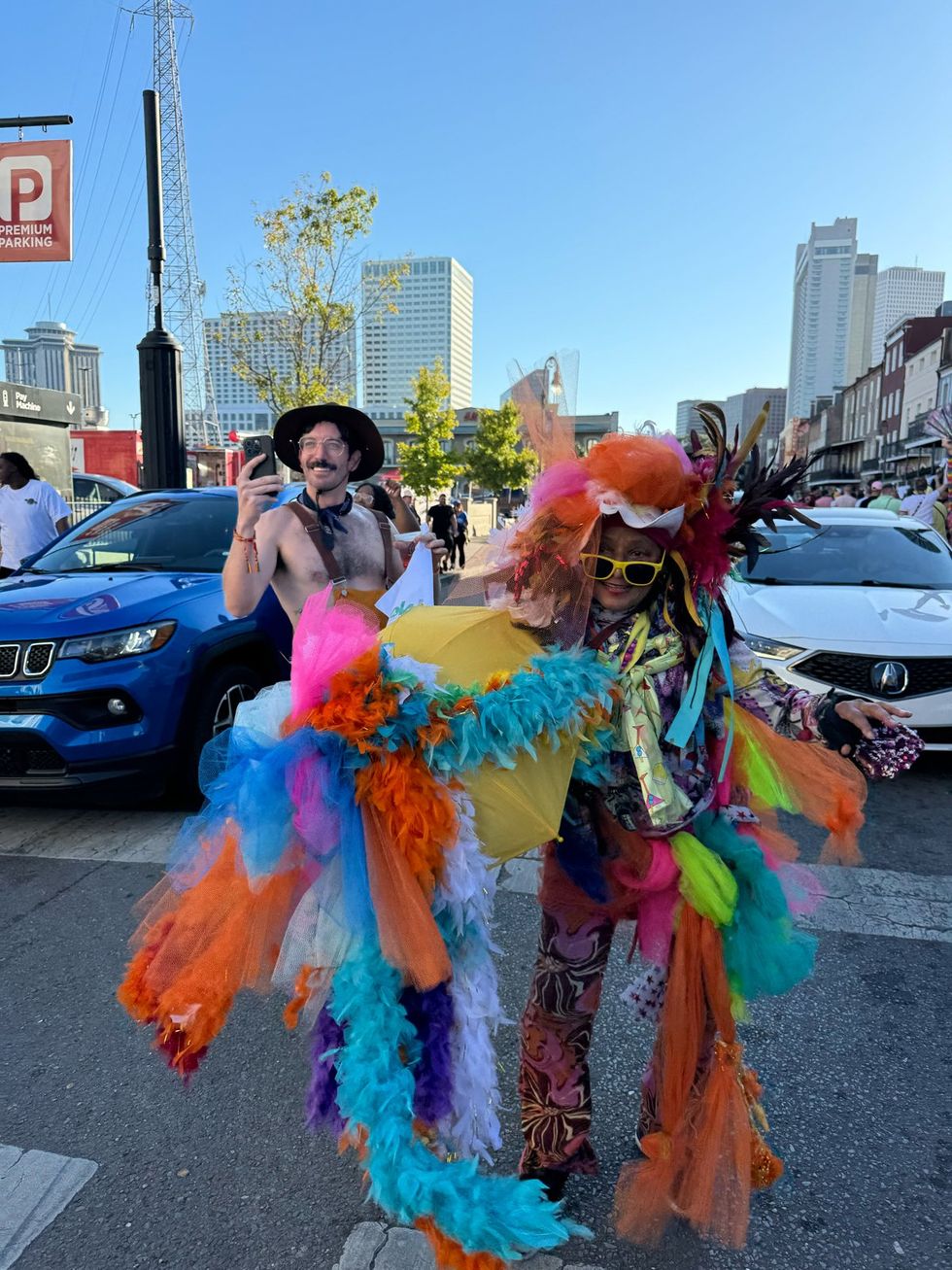 photo gallery: CAMP HNO 2024 Street Parade Second Line Napkin Toss