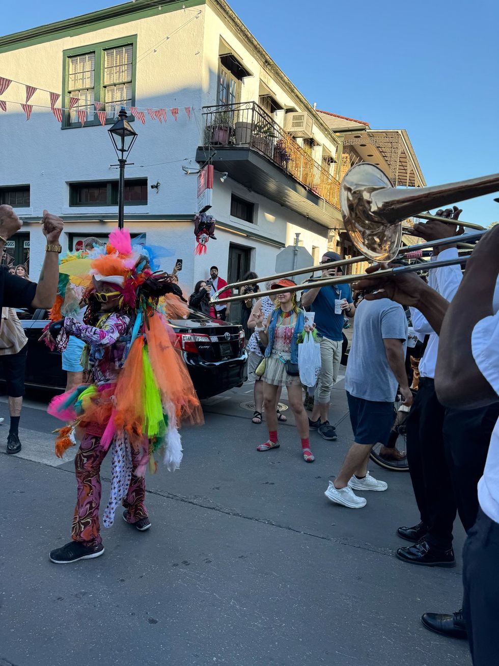 photo gallery: CAMP HNO 2024 Street Parade Second Line Napkin Toss