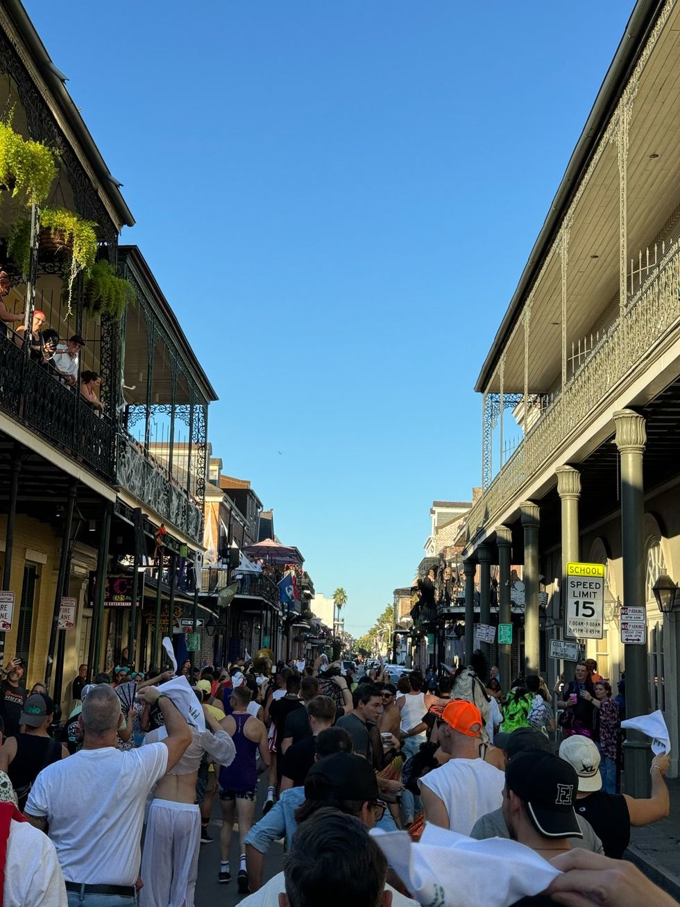photo gallery: CAMP HNO 2024 Street Parade Second Line Napkin Toss