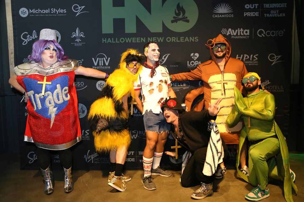 photo gallery Camp HNO halloween new orleans 2024 Fillmore costume contest dance party show OUT OutTraveler sponsored parties