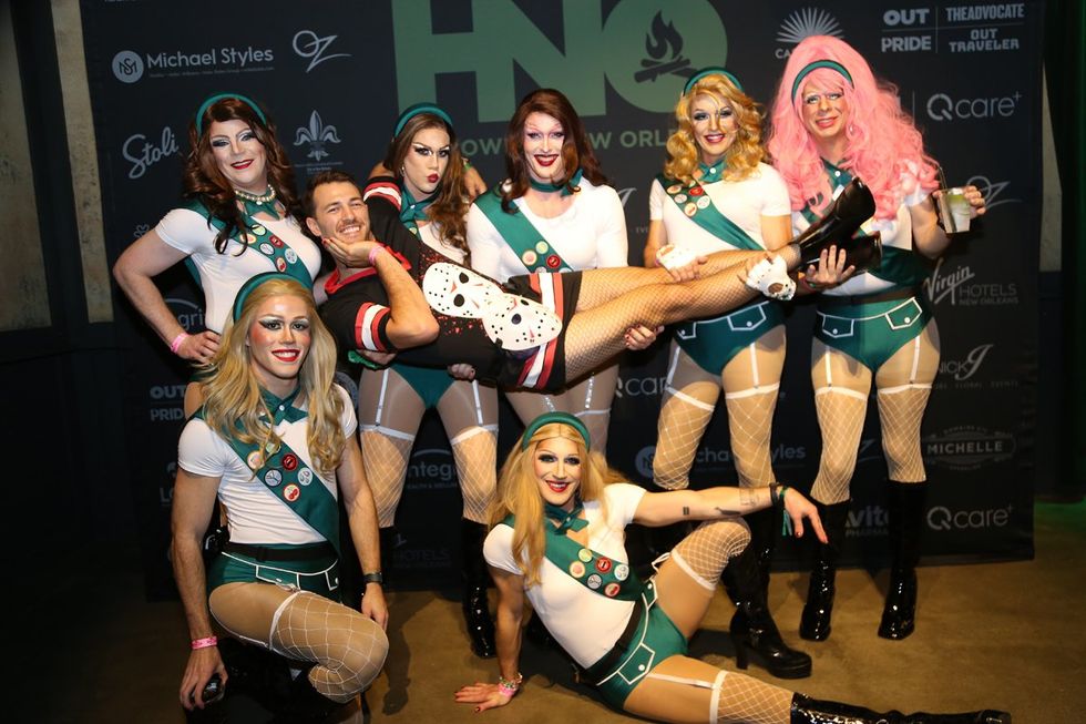 photo gallery Camp HNO halloween new orleans 2024 Fillmore costume contest dance party show OUT OutTraveler sponsored parties