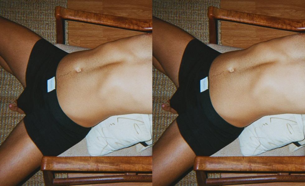 photo gallery Dominic Albano new underwear collection model Matthew Cancel