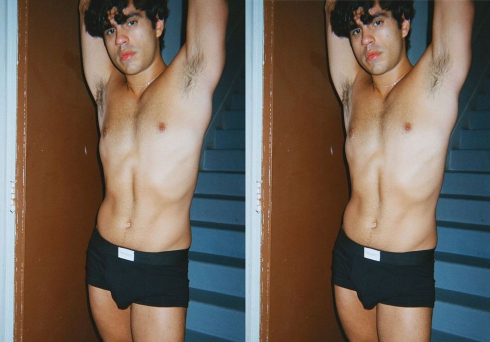 photo gallery Dominic Albano new underwear collection model Matthew Cancel