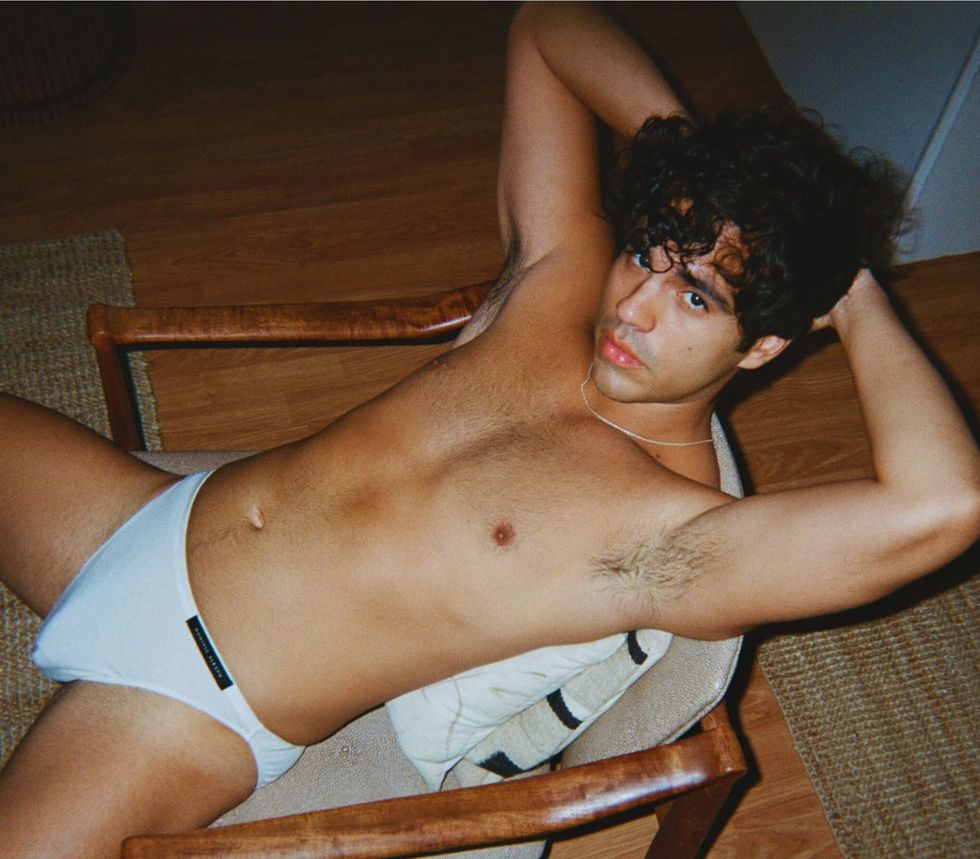 photo gallery Dominic Albano new underwear collection model Matthew Cancel