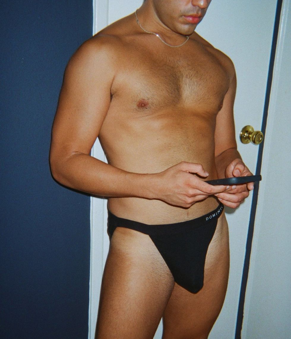 photo gallery Dominic Albano new underwear collection model Matthew Cancel