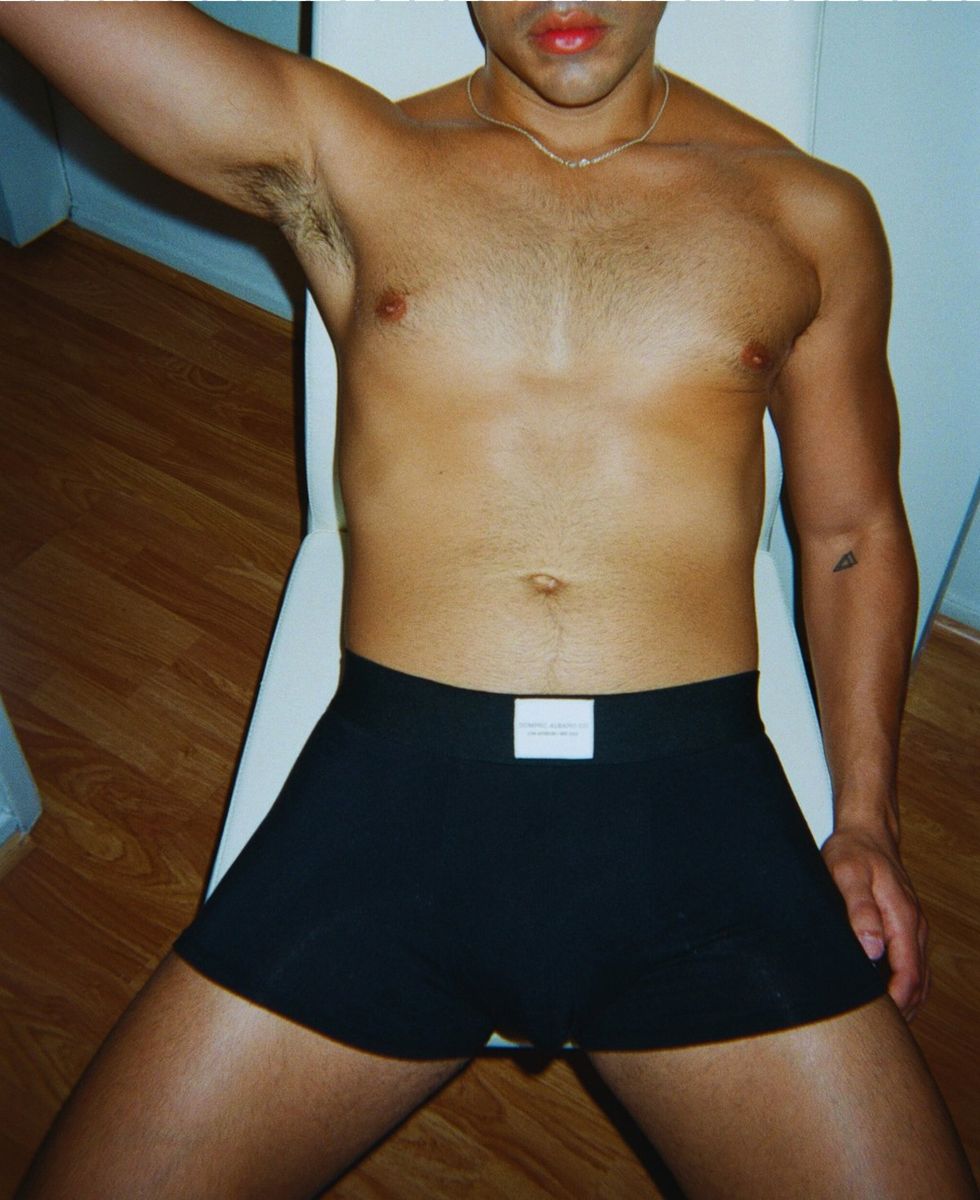 photo gallery Dominic Albano new underwear collection model Matthew Cancel