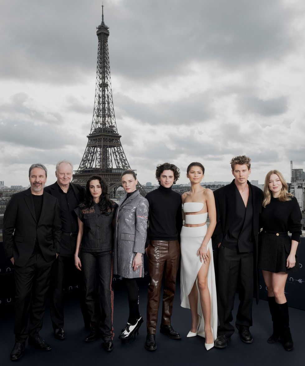 photo gallery Dune 2 movie premiers world tour cast fashion Zendaya Timothee Chalamet Florence Pugh Austin Butler