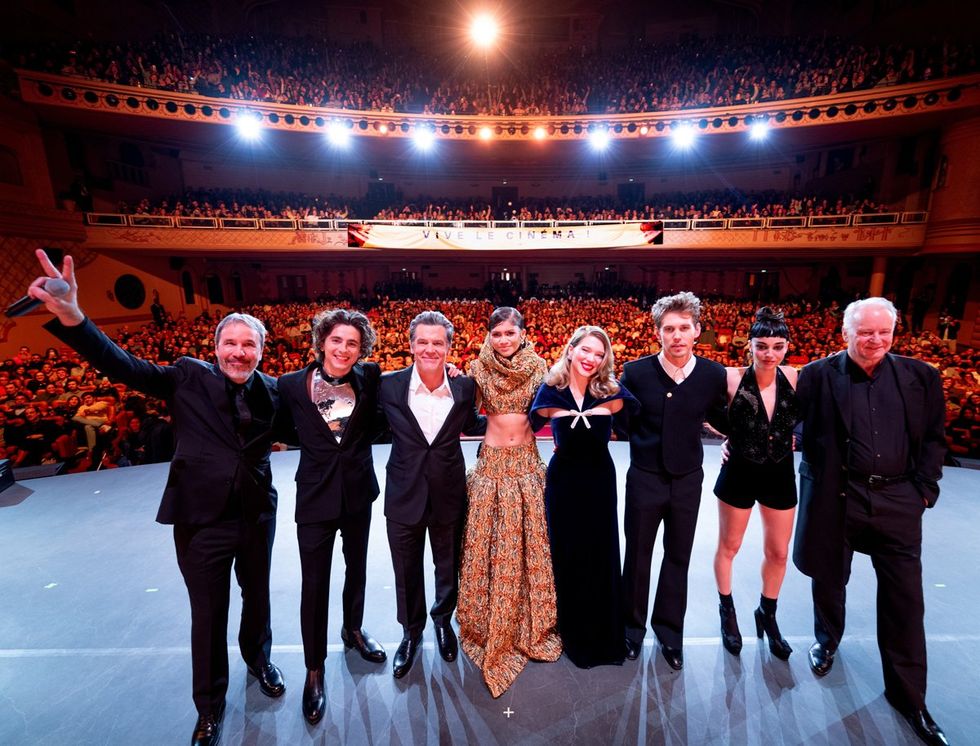 photo gallery Dune 2 movie premiers world tour cast fashion Zendaya Timothee Chalamet Florence Pugh Austin Butler