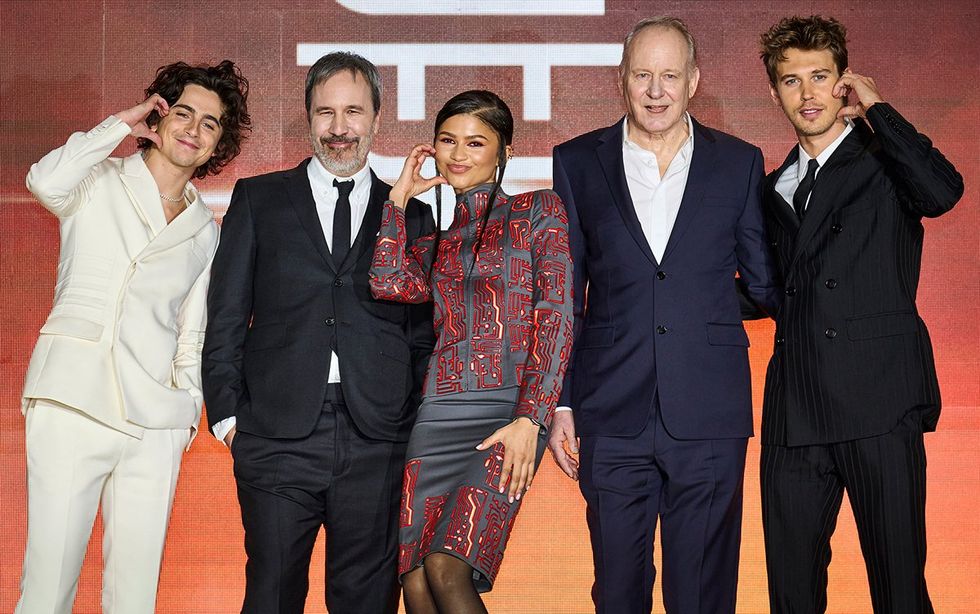photo gallery Dune 2 movie premiers world tour cast fashion Zendaya Timothee Chalamet Florence Pugh Austin Butler