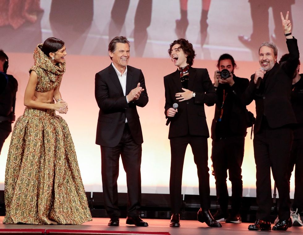 photo gallery Dune 2 movie premiers world tour cast fashion Zendaya Timothee Chalamet