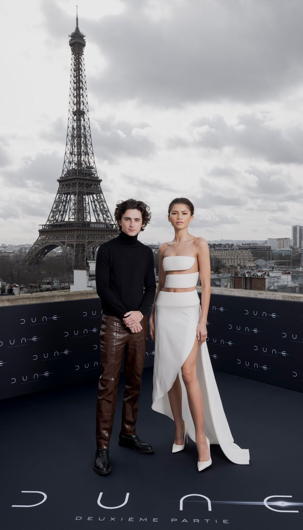 photo gallery Dune 2 movie premiers world tour cast fashion Zendaya Timothee Chalamet