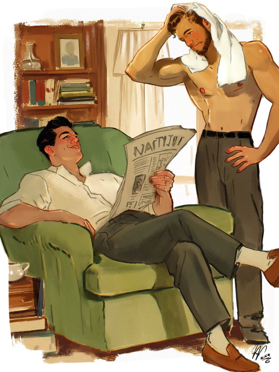 photo gallery Ego Rodriguez homoerotic queer illustrator artwork highlight