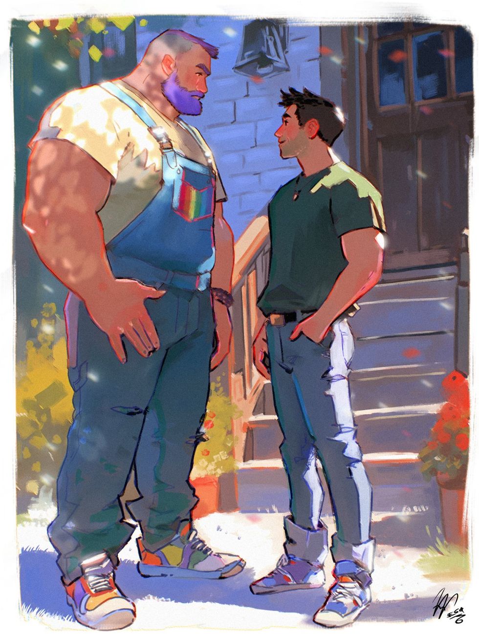 photo gallery Ego Rodriguez homoerotic queer illustrator artwork highlight