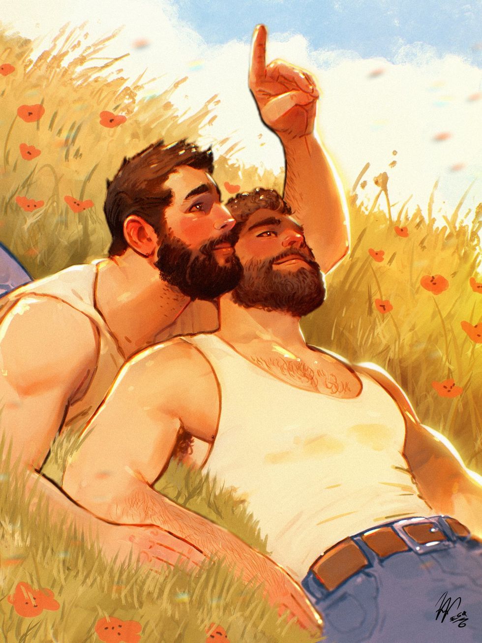 photo gallery Ego Rodriguez homoerotic queer illustrator artwork highlight