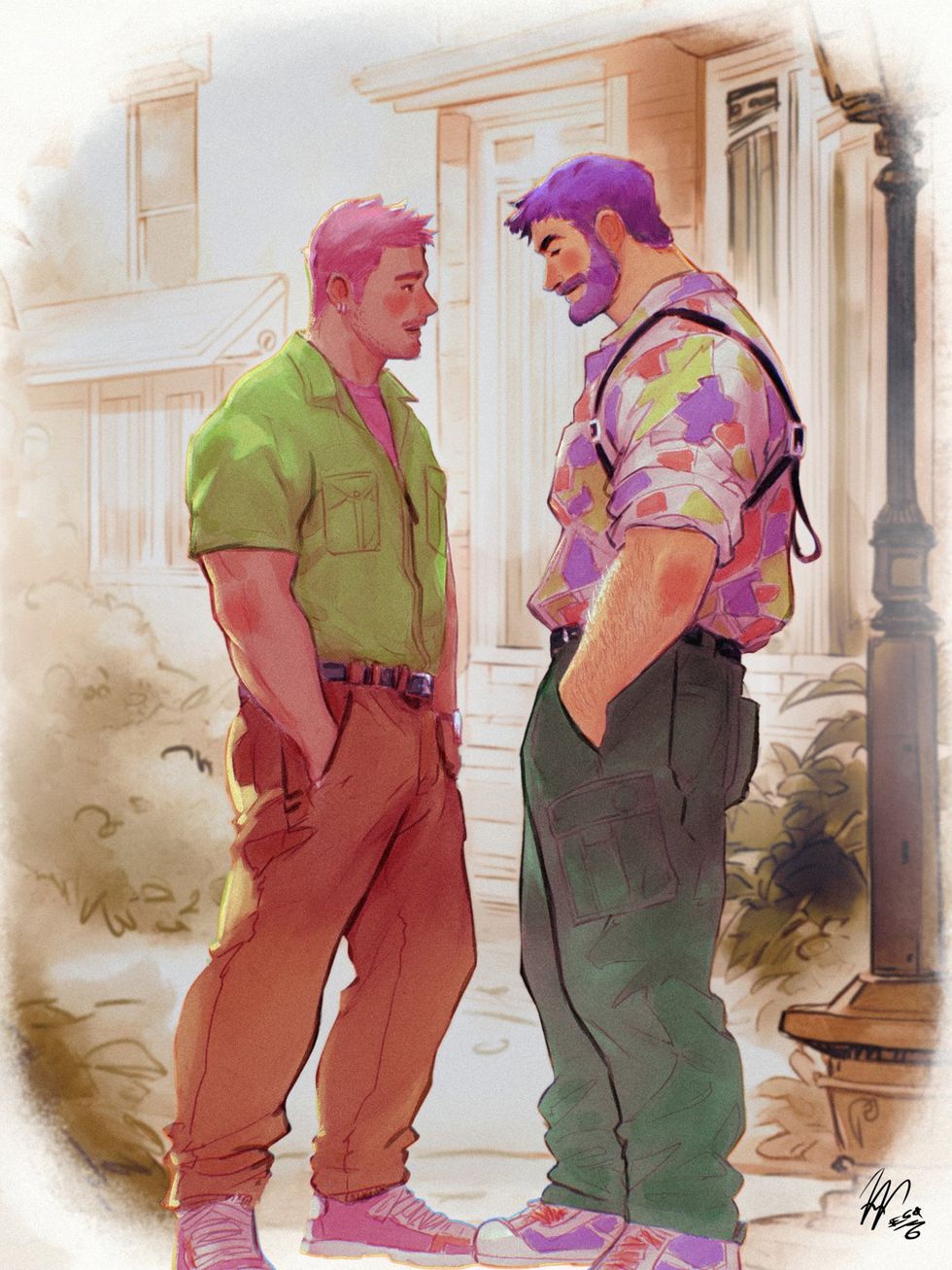 photo gallery Ego Rodriguez homoerotic queer illustrator artwork highlight