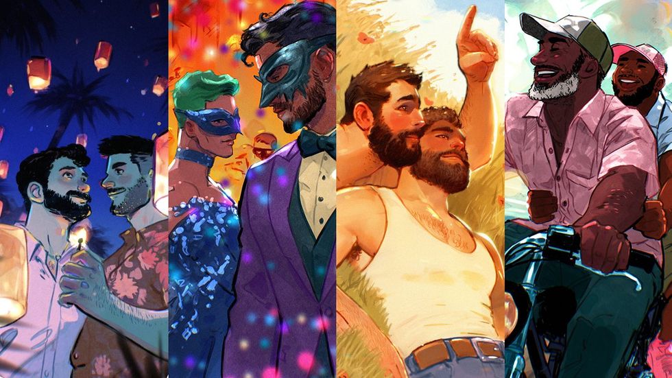 photo gallery Ego Rodriguez homoerotic queer illustrator artwork highlight