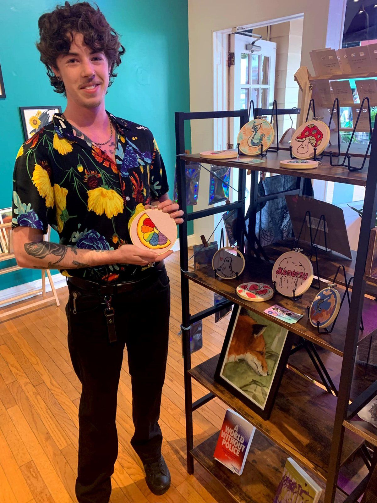 photo gallery Emmett Tucker HxCCrafts queer needlepoint