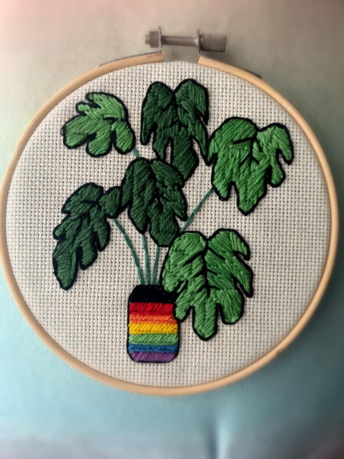 photo gallery Emmett Tucker HxCCrafts queer needlepoint