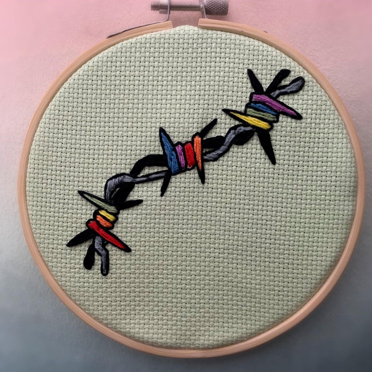 photo gallery Emmett Tucker HxCCrafts queer needlepoint