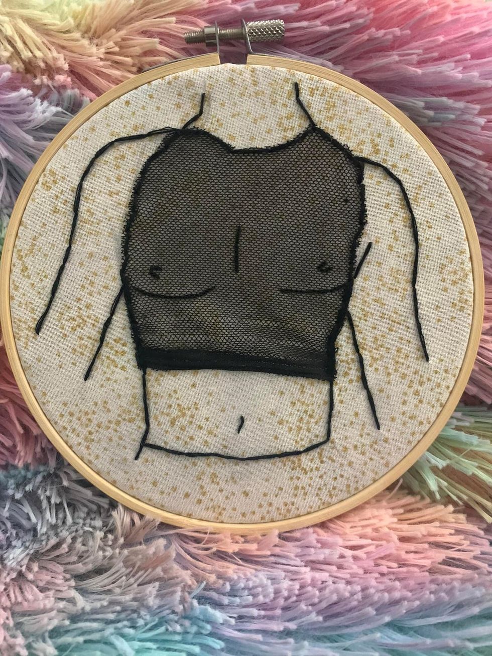 photo gallery Emmett Tucker HxCCrafts queer needlepoint