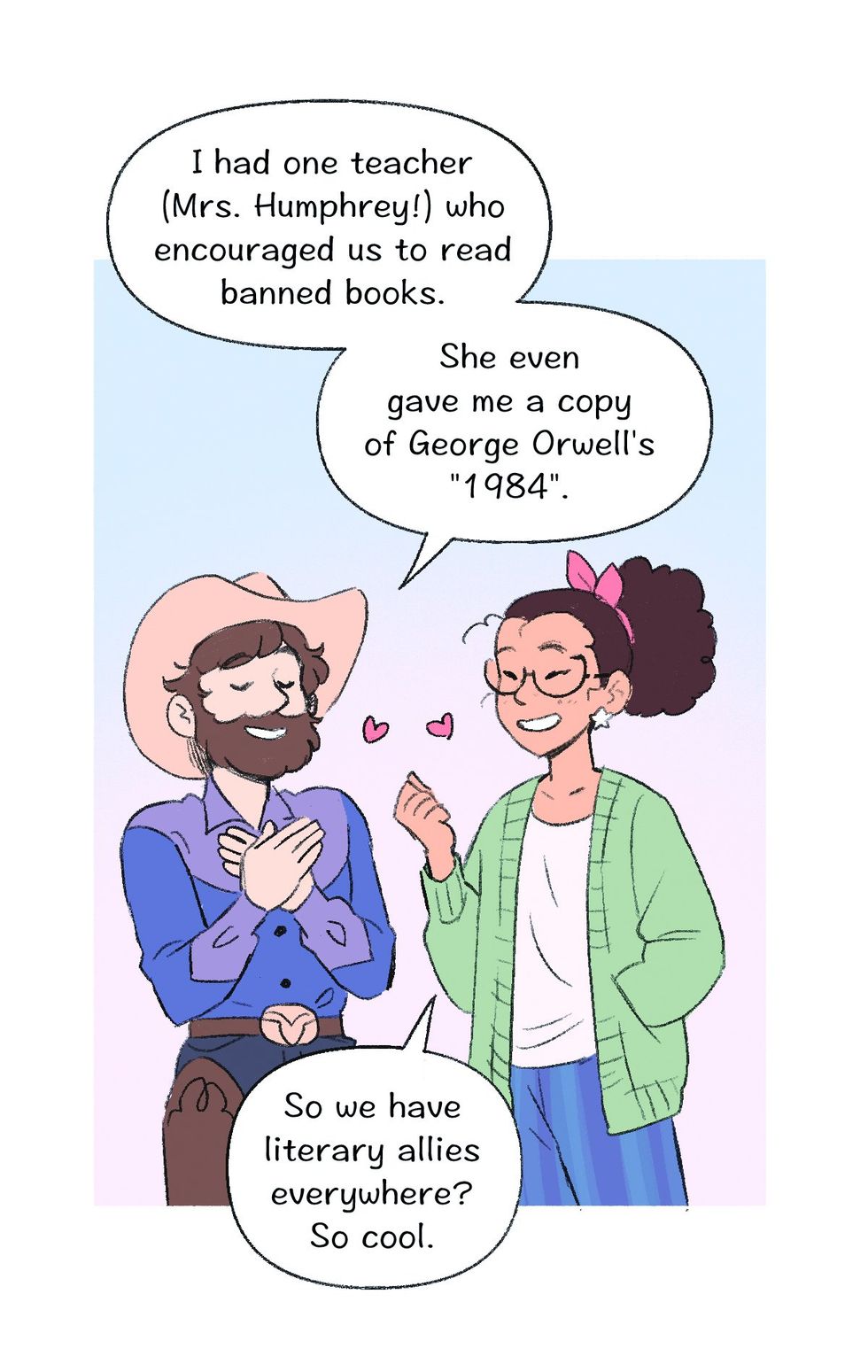 Photo Gallery Exclusive Comic Strip Book Bans Censorship ACLU Rex Ogle author Bre Indigo illustrator