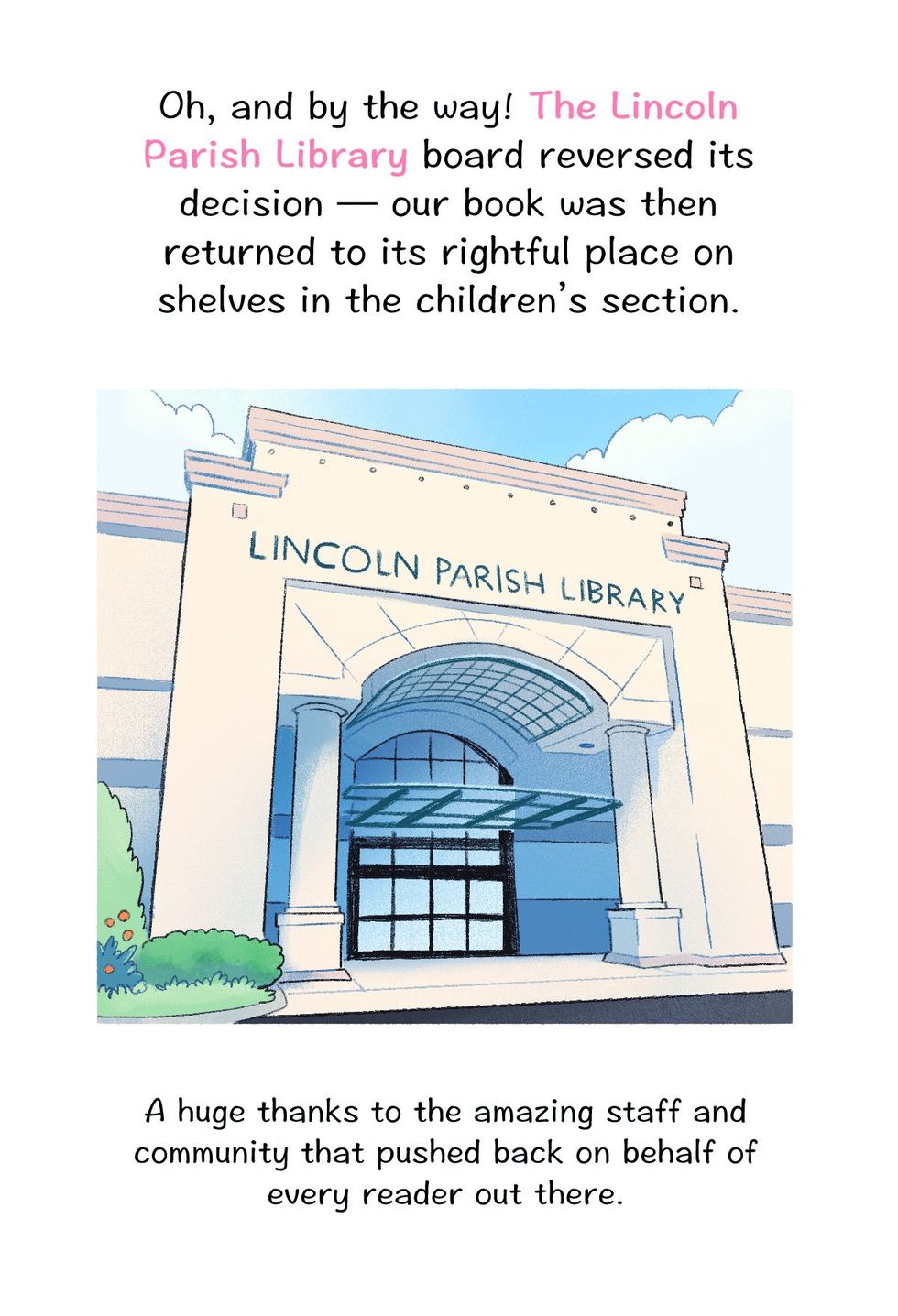 Photo Gallery Exclusive Comic Strip Book Bans Censorship ACLU Rex Ogle author Bre Indigo illustrator