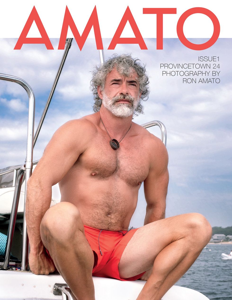 photo gallery first look images Ron Amato Ptown photographer magazine launch