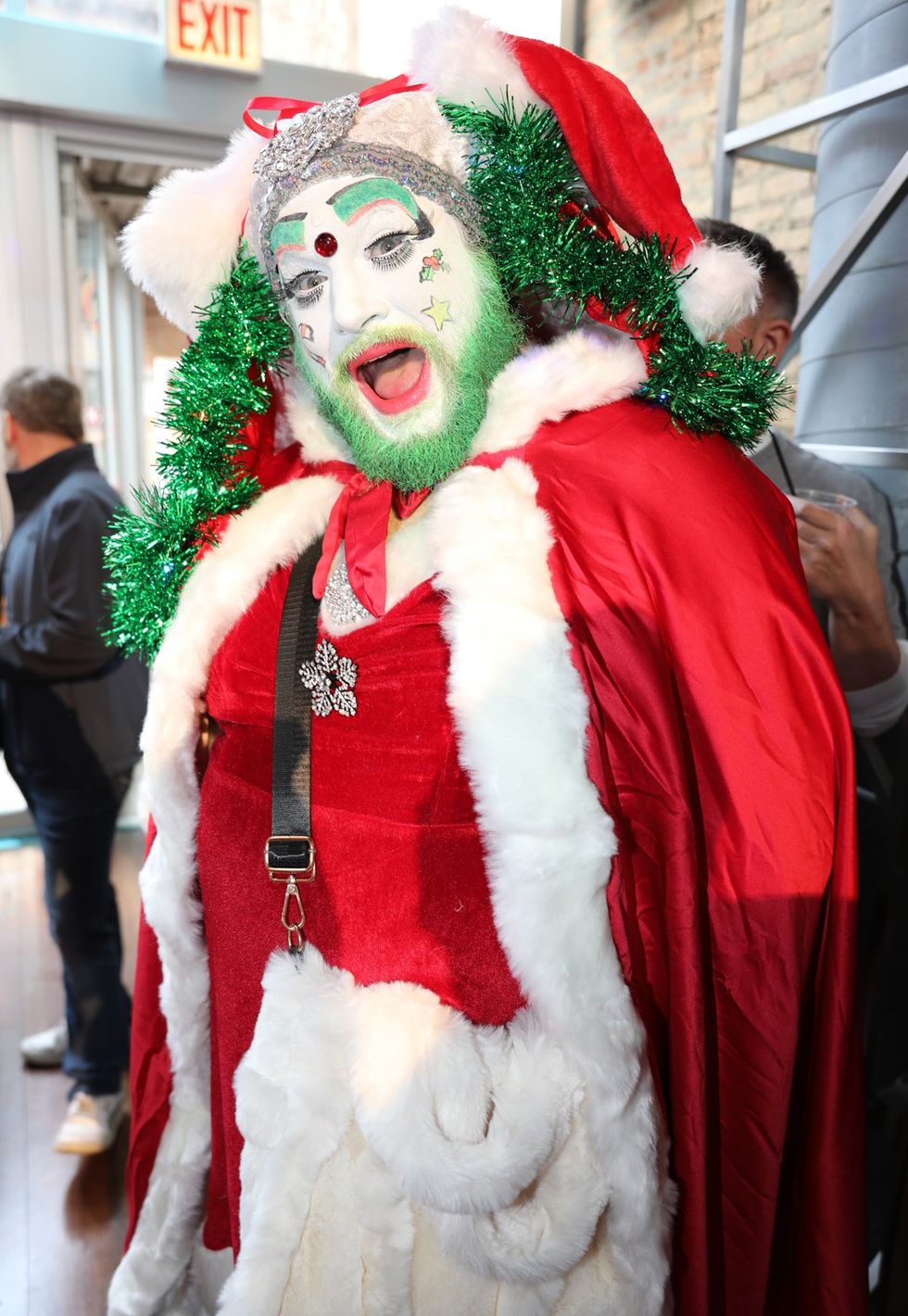 photo gallery gay bar Sidetrack Chicago Santa Speedo Run party 2024