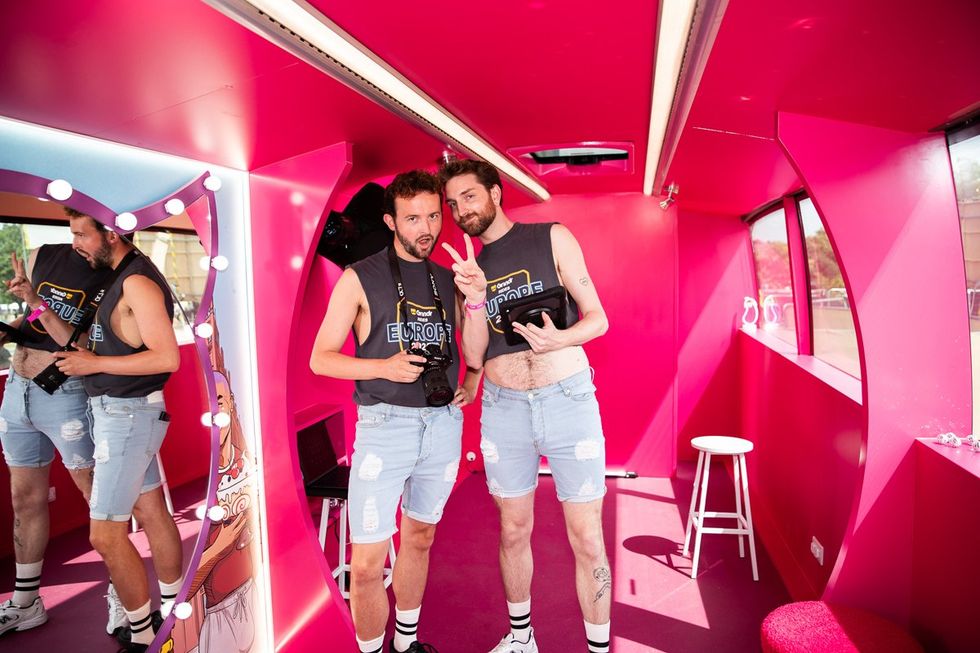 photo gallery Grindr rides europe london queer garden bus tour 2025