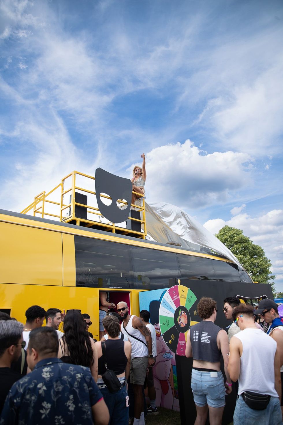 photo gallery Grindr rides europe london queer garden bus tour 2025