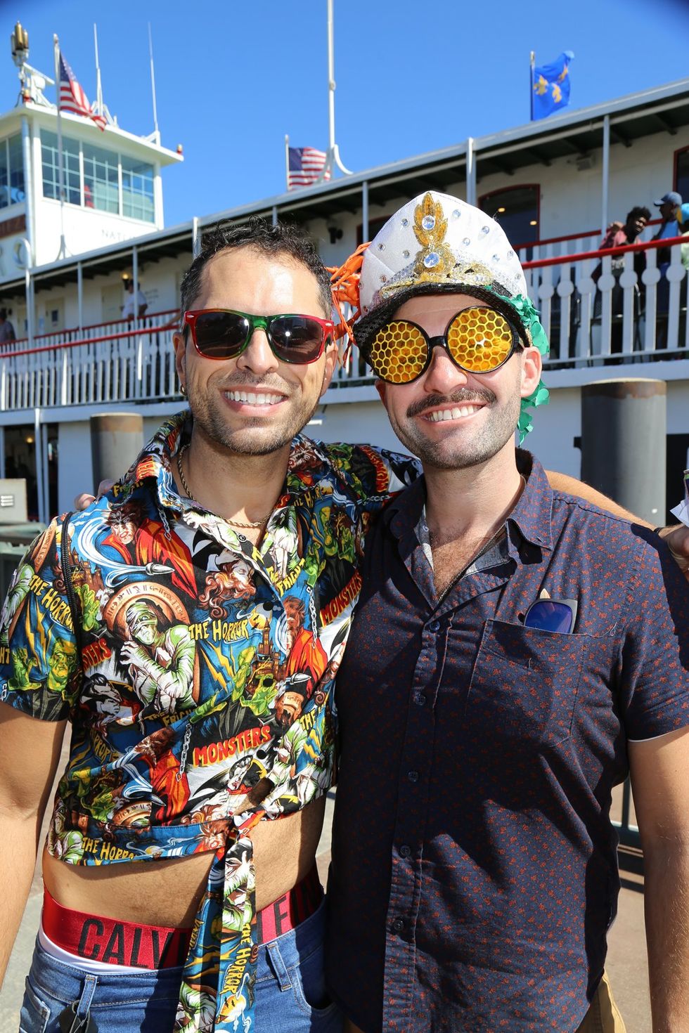 photo gallery HNO 2024 Dockside Tea Dance Natchez boat party OUT OutTraveler sponsored event