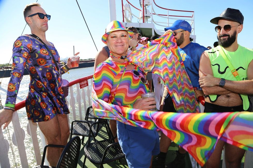 photo gallery HNO 2024 Dockside Tea Dance Natchez boat party OUT OutTraveler sponsored event