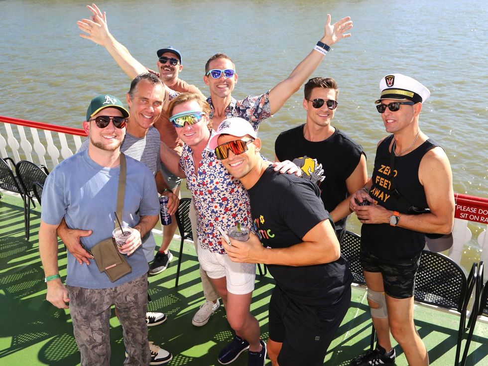 photo gallery HNO 2024 Dockside Tea Dance Natchez boat party OUT OutTraveler sponsored event