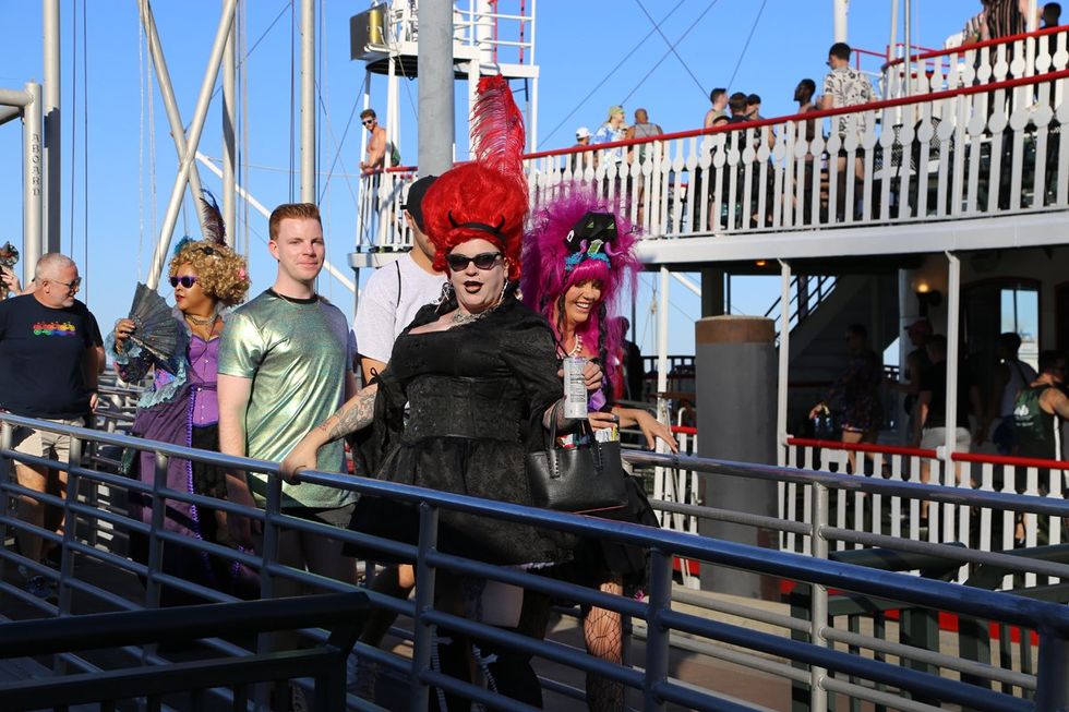 photo gallery HNO 2024 Dockside Tea Dance Natchez boat party OUT OutTraveler sponsored event