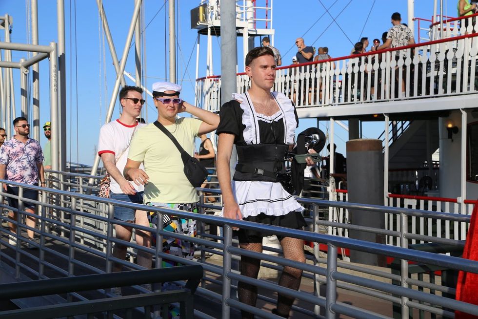 photo gallery HNO 2024 Dockside Tea Dance Natchez boat party OUT OutTraveler sponsored event