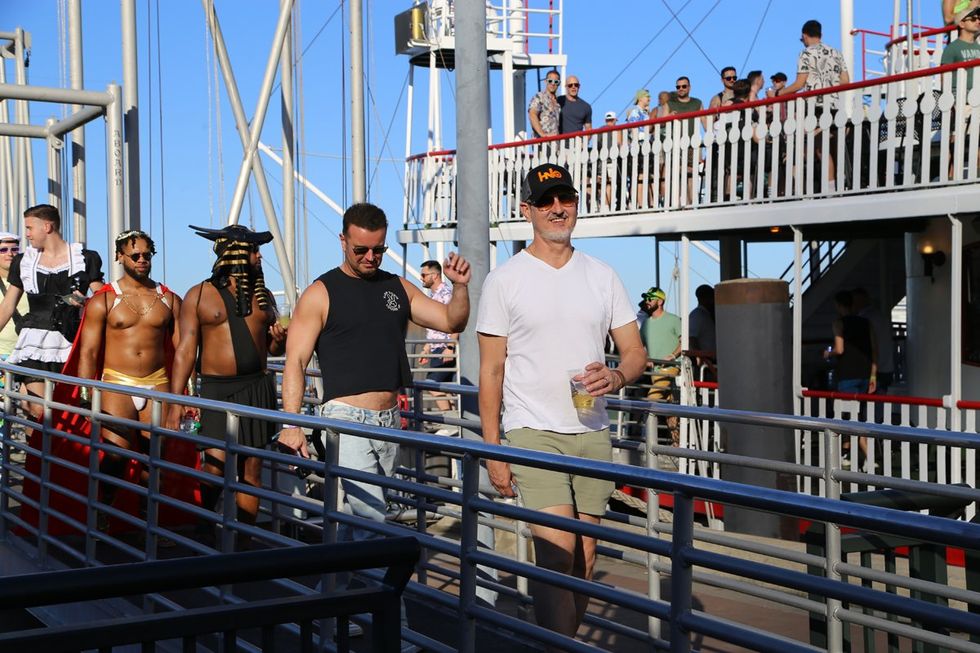 photo gallery HNO 2024 Dockside Tea Dance Natchez boat party OUT OutTraveler sponsored event