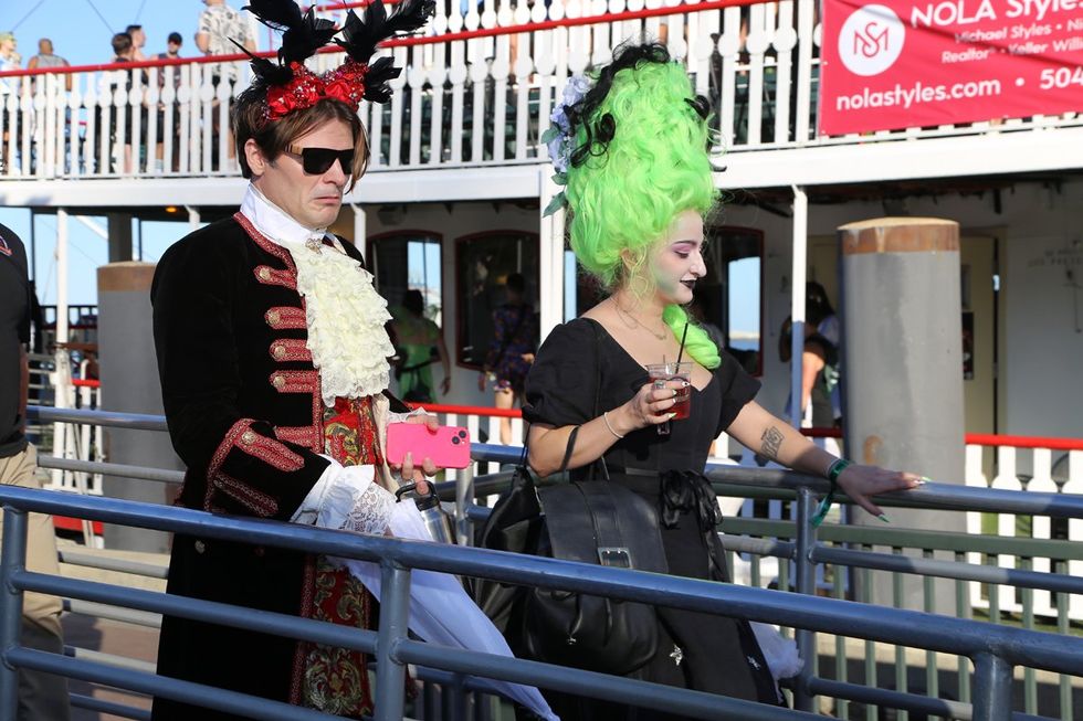 photo gallery HNO 2024 Dockside Tea Dance Natchez boat party OUT OutTraveler sponsored event