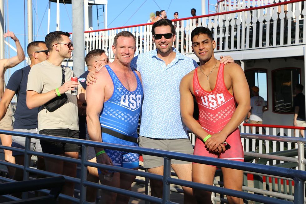 photo gallery HNO 2024 Dockside Tea Dance Natchez boat party OUT OutTraveler sponsored event