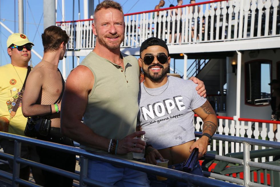 photo gallery HNO 2024 Dockside Tea Dance Natchez boat party OUT OutTraveler sponsored event