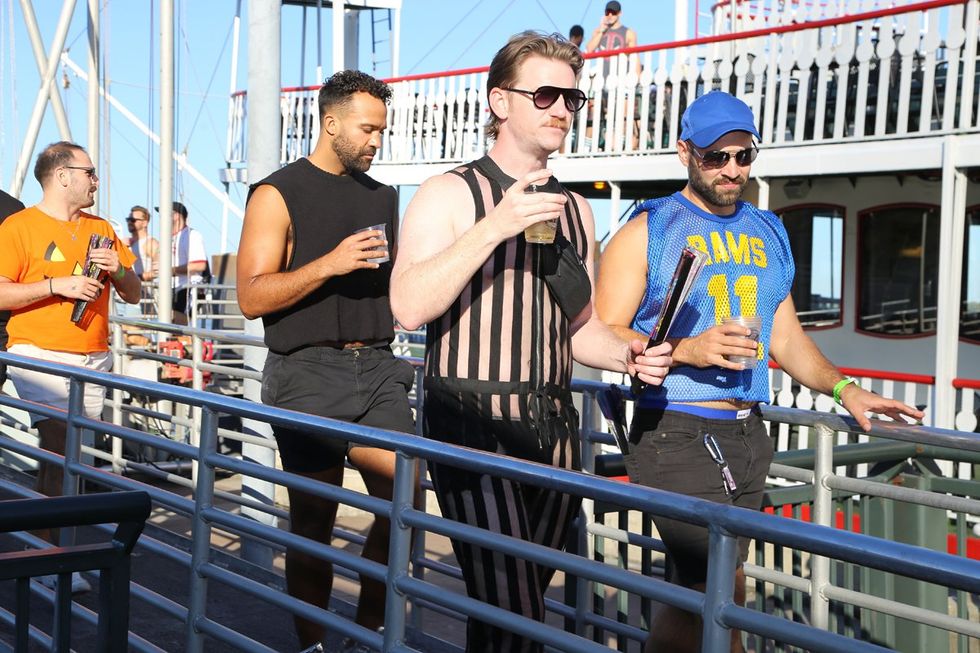 photo gallery HNO 2024 Dockside Tea Dance Natchez boat party OUT OutTraveler sponsored event