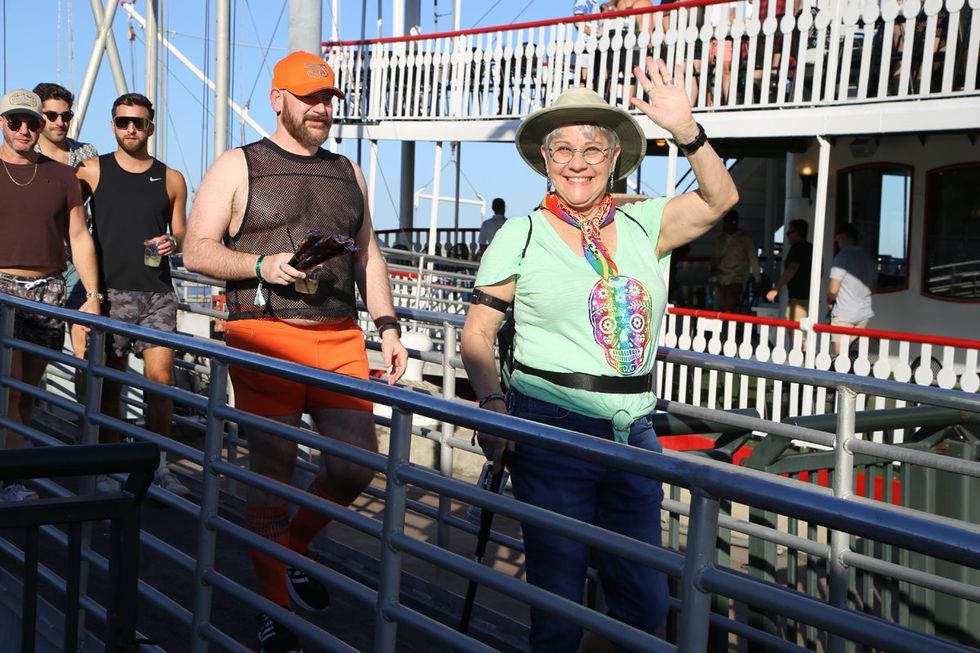 photo gallery HNO 2024 Dockside Tea Dance Natchez boat party OUT OutTraveler sponsored event