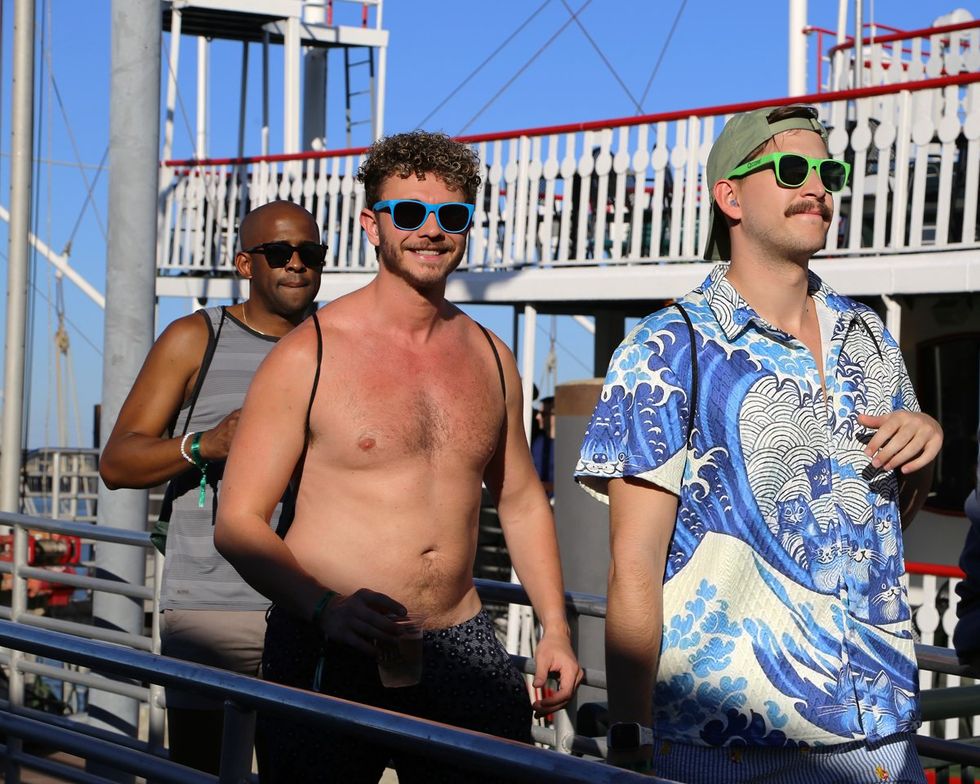 photo gallery HNO 2024 Dockside Tea Dance Natchez boat party OUT OutTraveler sponsored event