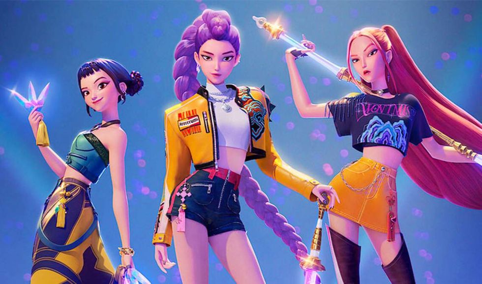 photo gallery of Gay Halloween costumes for 2025 including Huntrix Netflix