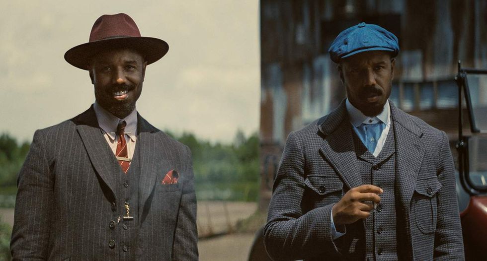 photo gallery of Gay Halloween costumes for 2025 including Smoke and Stack from Sinners